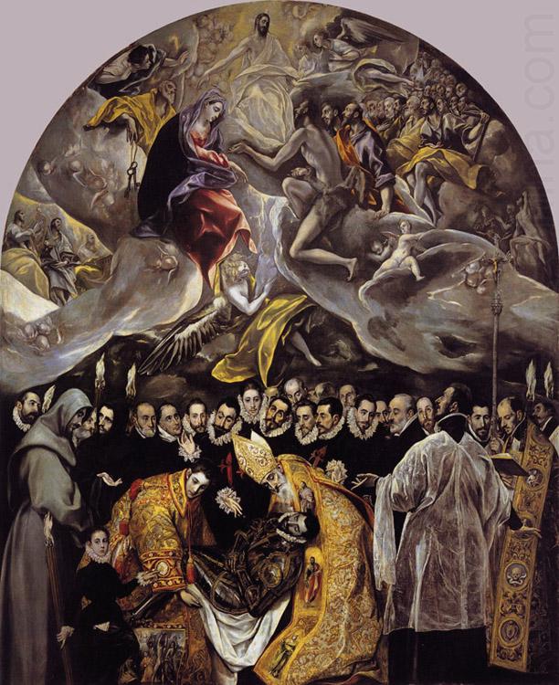 El Greco The Burial of Count Orgaz (mk08) china oil painting image